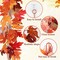 2 Pack Fall Garland 5.6ft Maple Leaf Garland Artificial Autumn Leaves Garland for Home